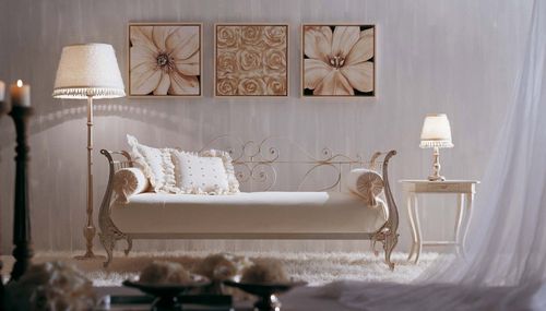 Letto singolo - SICHE SOFA - GIUSTI PORTOS - classico / in ferro battuto