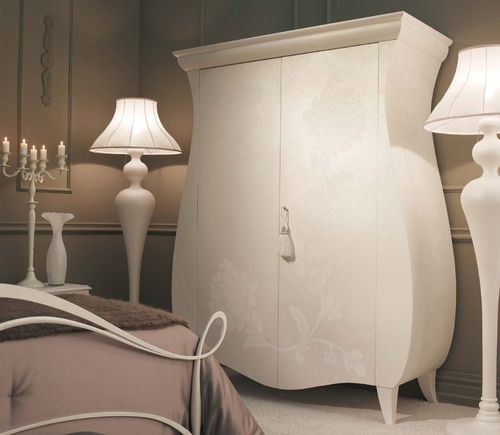 Armadio design nuovo barocco - GLAMOUR - GIUSTI PORTOS - in legno / con ante battenti