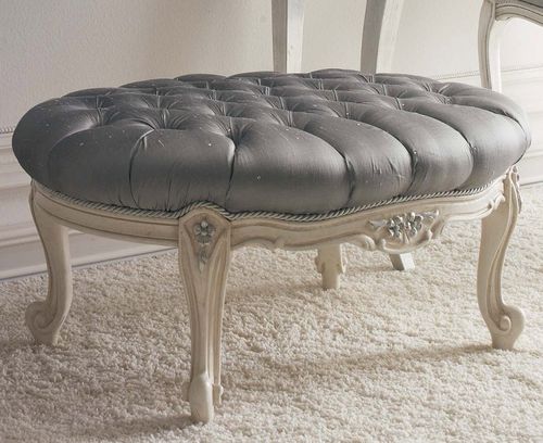 Pouf in stile - NOUVELLE - GIUSTI PORTOS - in tessuto