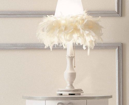 Lampada da comodino - RINA - GIUSTI PORTOS - in piume / classica / con cavo