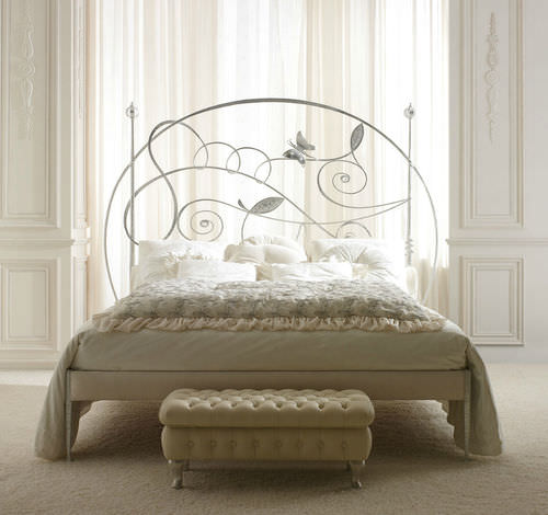 Letto matrimoniale - ACQUARIUS - GIUSTI PORTOS - classico / in ferro battuto