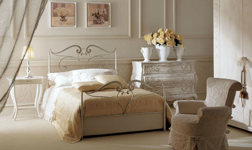 Letto singolo - DUCALE - GIUSTI PORTOS - classico / in ferro battuto / finitura satinata