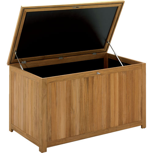 Cassapanca contemporanea - STANDARDS - GLOSTER - da giardino / in teak / per cuscini