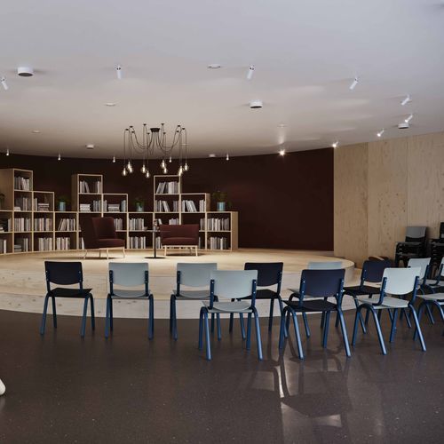 Sedia visitatore contemporanea - CELI 9140 - HÅG - da interno / in alluminio / in plastica
