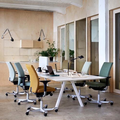 Sedia da ufficio contemporanea - CREED 6004 - HÅG - da interno / in tessuto / con supporto in metallo