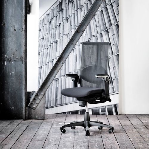 Sedia da ufficio contemporanea - INSPIRATION 9221 - HÅG - in rete / in lana / in pelle