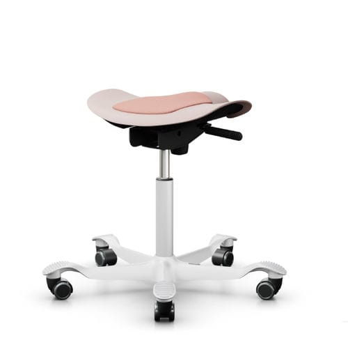 Sgabello operativo in plastica - CAPISCO PULS 8001 - HÅG - con supporto in alluminio / con rotelle / ad altezza regolabile