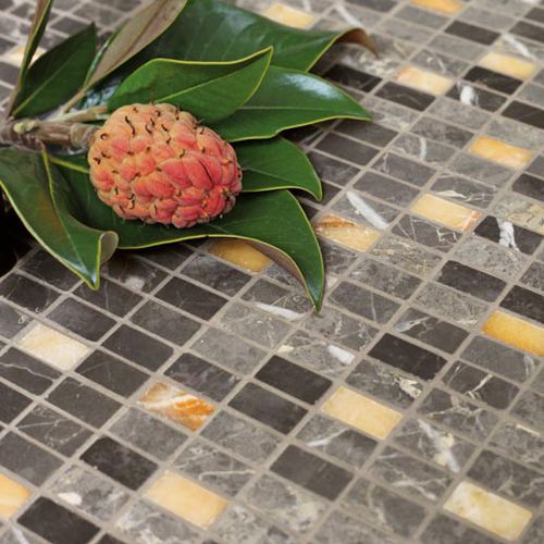 Mosaico in marmo - ANDROMEDA - I CONCI - in oro / da interno / da esterno
