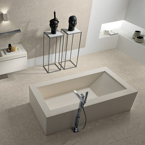 Vasca da bagno da appoggio - NIAGARA - I CONCI - per ambiente abitativo / in pietra / contemporanea