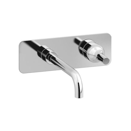 Miscelatore per lavabo - EBI206 SERIES - IB RUBINETTERIE - da parete / in metallo cromato / da interno
