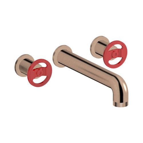 Miscelatore doppio comando per lavabo - B1306 SERIES - IB RUBINETTERIE - da parete / in metallo cromato / da interno