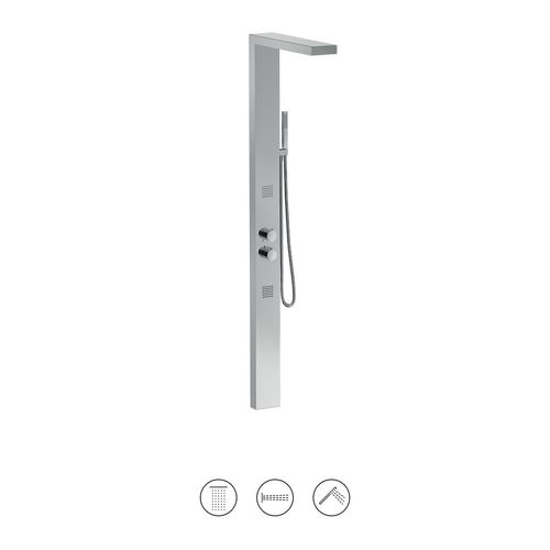 Colonna doccia termostatica - MA800CC - IB RUBINETTERIE - contract / su piede / contemporanea