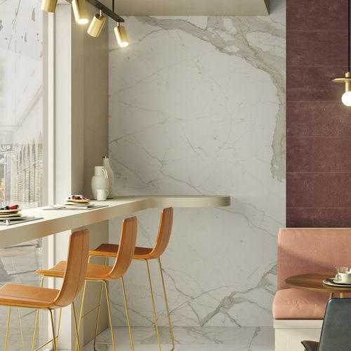 Piastrella in gres porcellanato - MARBLE ACTIVE - IRIS CERAMICA - levigata / da interno / da esterno