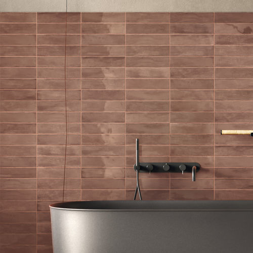 Piastrella in gres porcellanato - RIVESTIMENTO - IRIS CERAMICA - lucida / strutturata / da interno