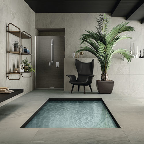 Piastrella in gres porcellanato - LIQUID STONE - IRIS CERAMICA - in ceramica / finitura naturale / finitura pietra