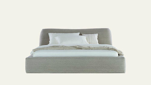 Letto matrimoniale - TIMOTHY - IVANO REDAELLI - contemporaneo / imbottito / con testiera imbottita