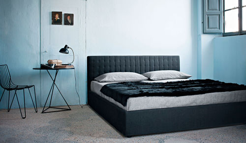 Letto matrimoniale - DOMINIQUE 92 - IVANO REDAELLI - singolo / contemporaneo / imbottito