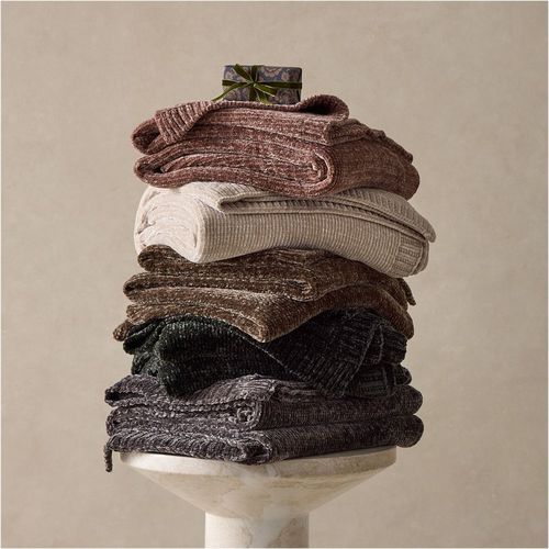 Coperta in poliestere - Luxe Chenille - West Elm