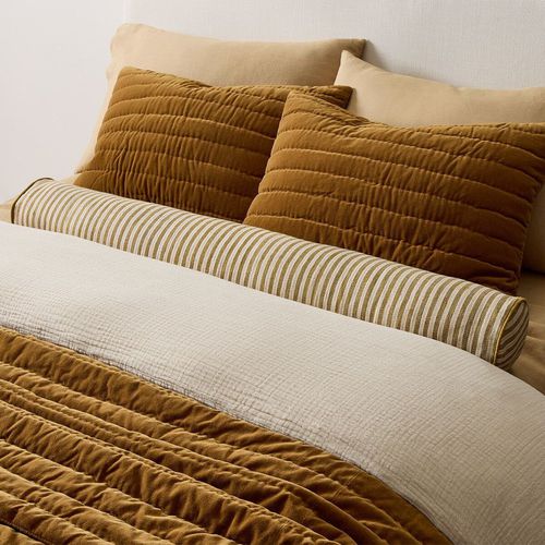 Cuscino cilindrico - Modern Bolster - West Elm - a righe / per uso residenziale / in seta