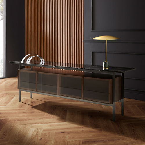 Credenza contemporanea - CHICAGO  - punt mobles - in rovere / in noce / in MDF