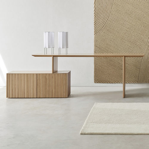 Scrivania da terra - VELASCA EXTENSIBLE - punt mobles - contemporanea / in rovere / in noce