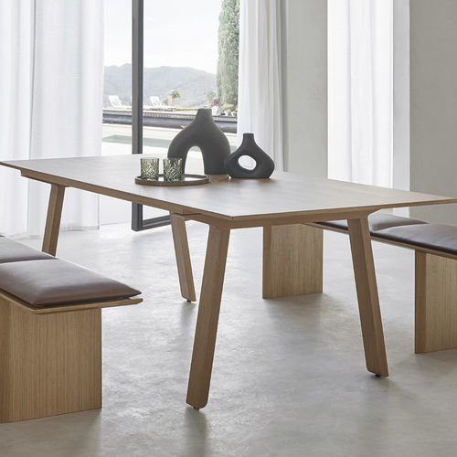Tavolo contemporaneo - MITIS : MTS102 - punt mobles - in rovere / in noce / in quercia naturale