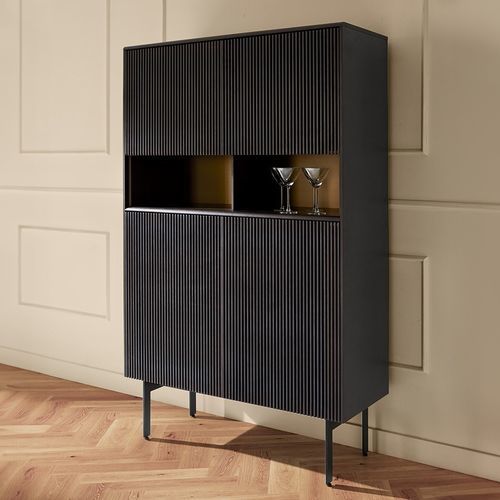 Credenza con piedi alti - MALMÖ - punt mobles - contemporanea / in rovere / in noce