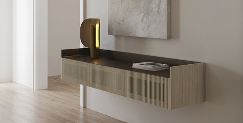 Credenza contemporanea - STOCKHOLM SLIM - punt mobles - in rovere / in noce / in legno massiccio