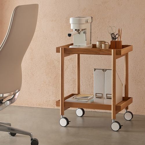 Carrello di servizio - MAI TAI - punt mobles - per hotel / in rovere / in ebano
