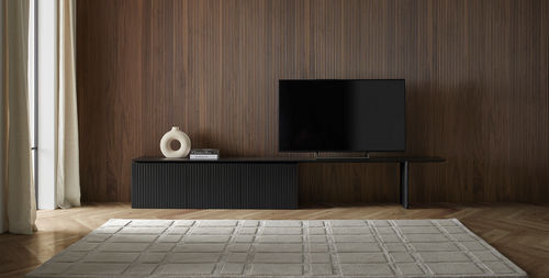 Tappeto contemporaneo - CHICAGO - punt mobles - con motivi geometrici / rettangolare / beige