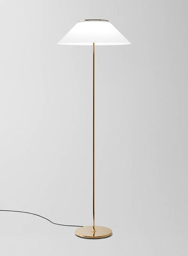Lampada da terra - PAMELA - METALARTE - in ottone / in acciaio / in PMMA