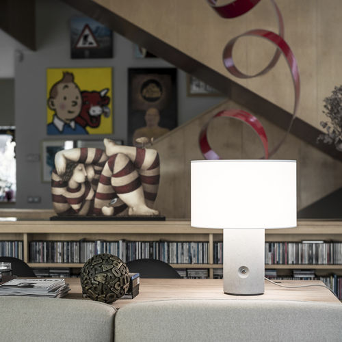 Lampada per ufficio - SHARON - METALARTE - in lino / contemporanea / con cavo
