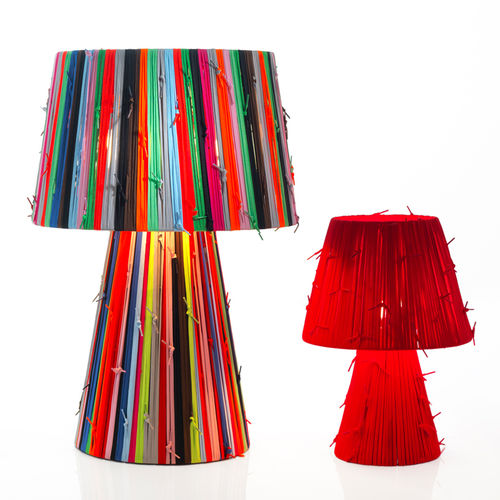 Lampada da tavolo - SHOELACES - METALARTE - in tessuto / contemporanea / con cavo