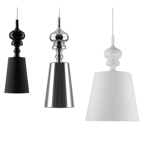 Lampada a sospensione - JOSEPHINE - METALARTE - in tessuto / in porcellana / in cartone