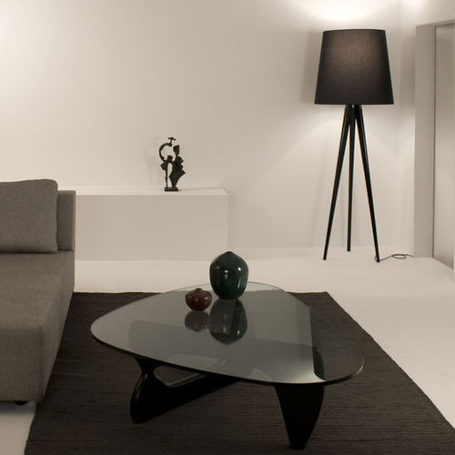 Lampada da terra - TRIANA - METALARTE - in tessuto / contemporanea / con cavo