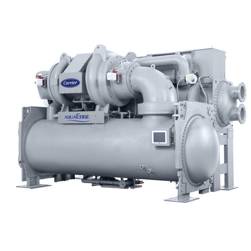 Gruppo refrigeratore a condensazione ad acqua - AQUAEDGE® 19DV - CARRIER commercial - a pavimento / per esterni