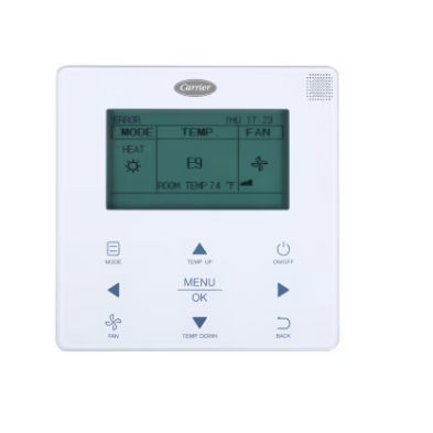 Regolatore di riscaldamento a muro - 40VM900003 - CARRIER commercial - per sistema di ventilazione / touch screen