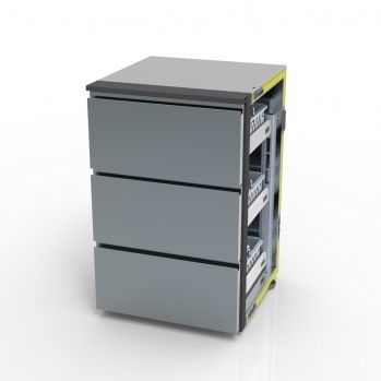 Mobile contenitore sottopiano - X/6DQ54 - Gamko - per bar