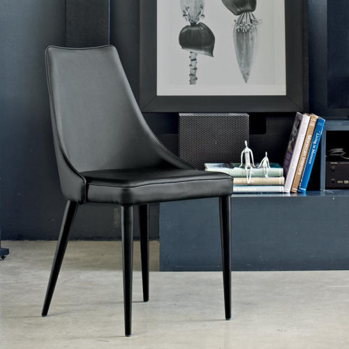 Sedia contemporanea - CLARA - BONTEMPI CASA - da interno / in tessuto / in pelle