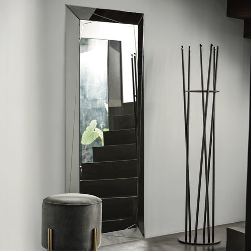 Specchio a muro - DIAMANTE - BONTEMPI CASA - per uso contract / design minimalista / rettangolare