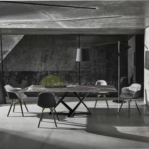 Sedia da ufficio contemporanea - MOOD - BONTEMPI CASA - da interno / in polipropilene / in metallo