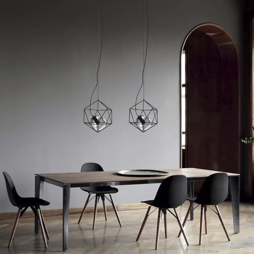Tavolo contemporaneo - SENSO - BONTEMPI CASA - in metallo laccato / in laminato / in ceramica