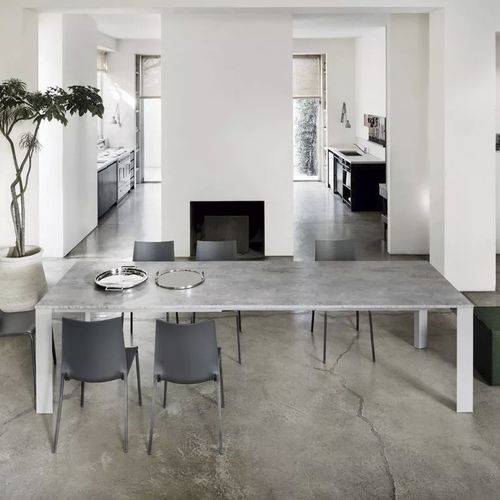 Tavolo contemporaneo - PASCAL - BONTEMPI CASA - in legno massiccio / in legno laccato / in metallo laccato