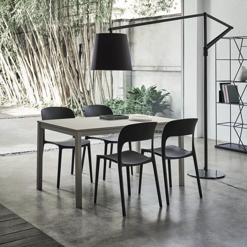 Tavolo contemporaneo - MAGO - BONTEMPI CASA - in metallo laccato / in laminato / in melaminico