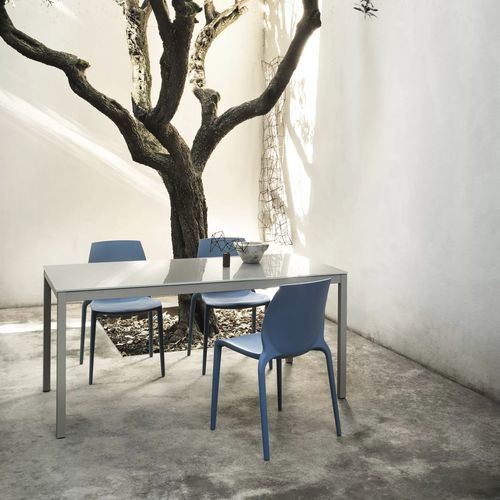 Sedia contemporanea - HIDRA - BONTEMPI CASA - da interno / in polipropilene / in pelle