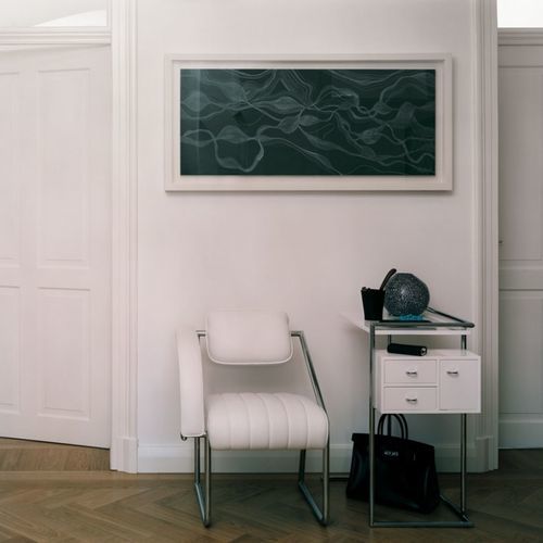 Tavolo d'appoggio contemporaneo - PETITE COIFFEUSE - CLASSICON - in MDF / con supporto in acciaio / quadrato
