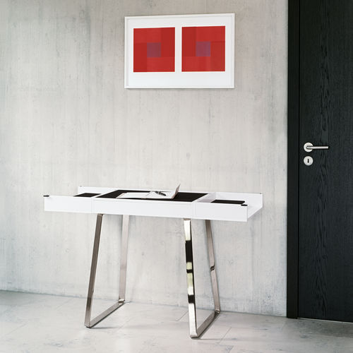 Scrivania da terra - ZELOS  - CLASSICON - contemporanea / in pelle / in MDF