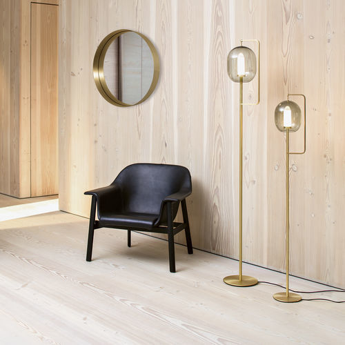 Lampada da terra - LANTERN  - CLASSICON - in ottone / in vetro / contemporanea