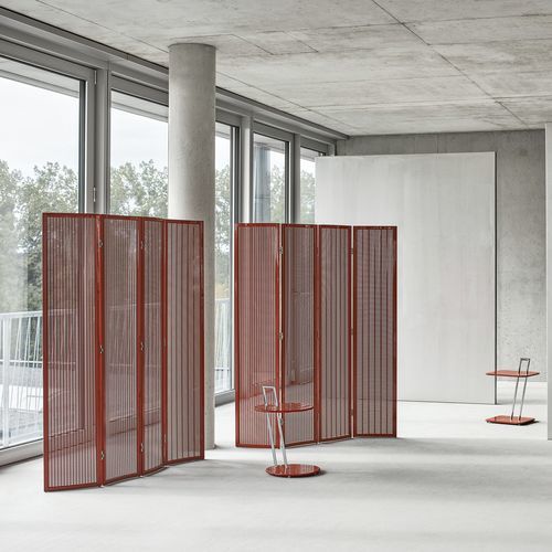 Paravento contemporaneo - FOLDING  - CLASSICON - in legno / in lamiera forata / modulare