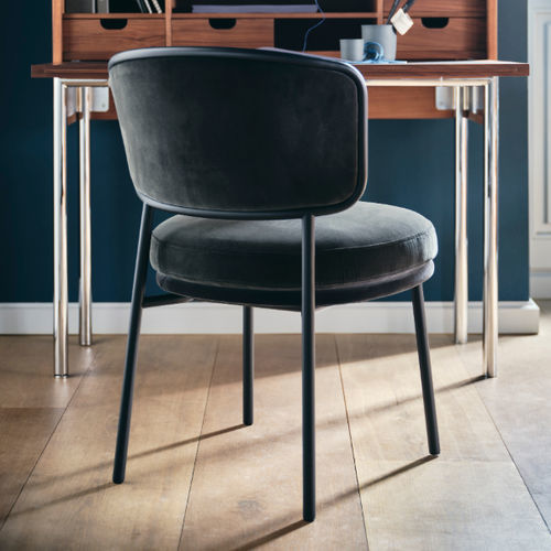 Sedia contemporanea - ARISTO - CLASSICON - da interno / in acciaio / in pelle